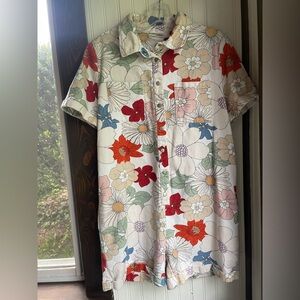 Storia flowered print romper
